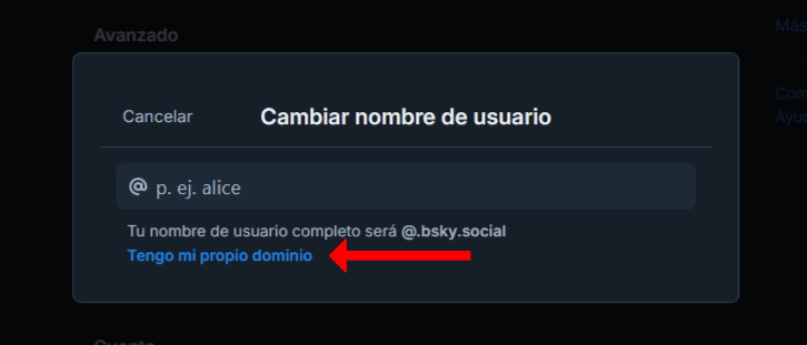 Dominio En Bluesky